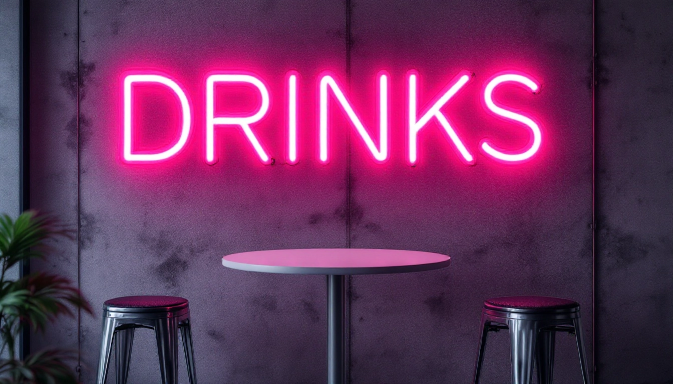 LED Neon sign for Bar 