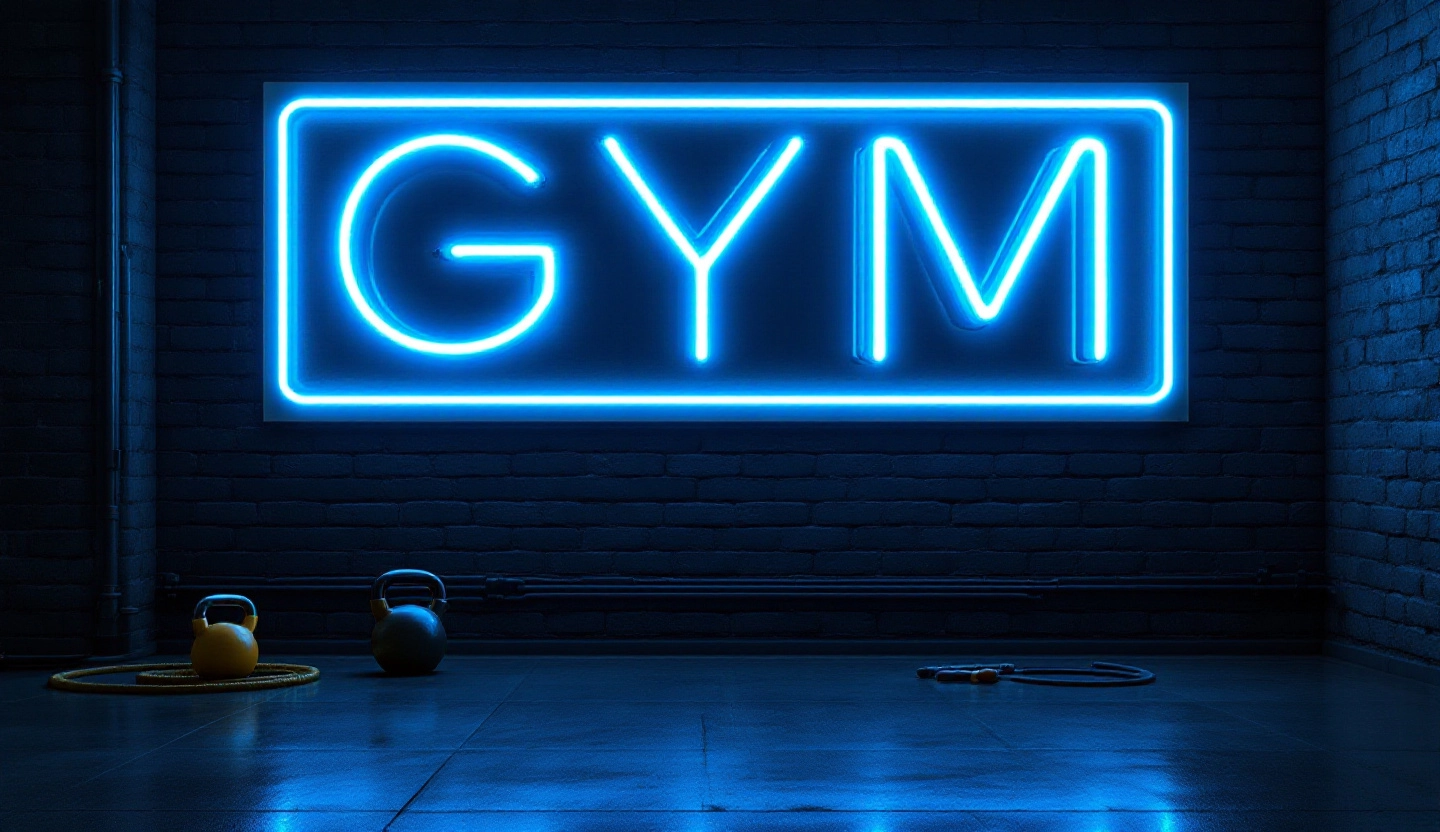 LED Neon sign for Gym 