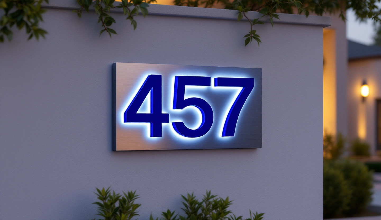 Acrylic Channel Letter sign for House 